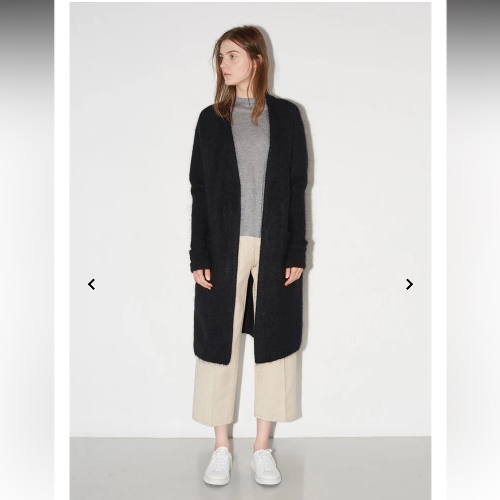 Acne Studios Raya Mohair Black Cardigan - size small
